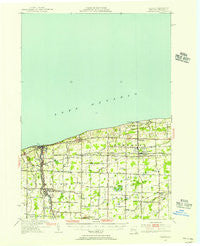Olcott New York Historical topographic map, 1:62500 scale, 15 X 15 Minute, Year 1948