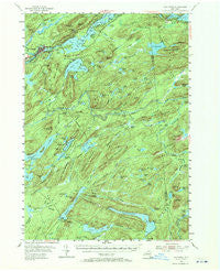 Old Forge New York Historical topographic map, 1:62500 scale, 15 X 15 Minute, Year 1954