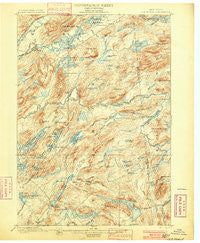 Old Forge New York Historical topographic map, 1:62500 scale, 15 X 15 Minute, Year 1901