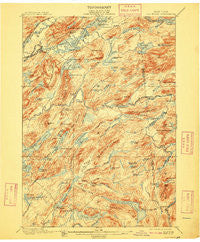 Old Forge New York Historical topographic map, 1:62500 scale, 15 X 15 Minute, Year 1901