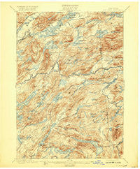 Old Forge New York Historical topographic map, 1:62500 scale, 15 X 15 Minute, Year 1901