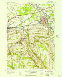 Oneida New York Historical topographic map, 1:24000 scale, 7.5 X 7.5 Minute, Year 1955
