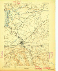Oneida New York Historical topographic map, 1:62500 scale, 15 X 15 Minute, Year 1902