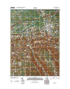 Oneida New York Historical topographic map, 1:24000 scale, 7.5 X 7.5 Minute, Year 2013