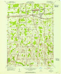 Ontario New York Historical topographic map, 1:24000 scale, 7.5 X 7.5 Minute, Year 1952