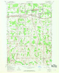 Ontario New York Historical topographic map, 1:24000 scale, 7.5 X 7.5 Minute, Year 1952