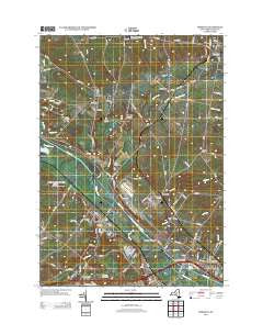 Oriskany New York Historical topographic map, 1:24000 scale, 7.5 X 7.5 Minute, Year 2013
