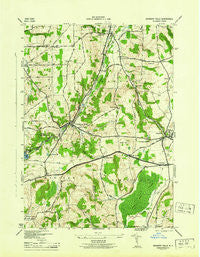 Oriskany Falls New York Historical topographic map, 1:31680 scale, 7.5 X 7.5 Minute, Year 1944