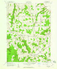 Ossian New York Historical topographic map, 1:24000 scale, 7.5 X 7.5 Minute, Year 1943