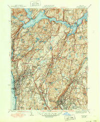 Ossining New York Historical topographic map, 1:31680 scale, 7.5 X 7.5 Minute, Year 1943