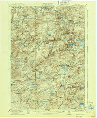 Oswegatchie New York Historical topographic map, 1:62500 scale, 15 X 15 Minute, Year 1918