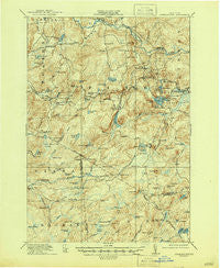 Oswegatchie New York Historical topographic map, 1:62500 scale, 15 X 15 Minute, Year 1918