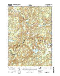 Oswegatchie New York Current topographic map, 1:24000 scale, 7.5 X 7.5 Minute, Year 2016