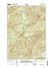Oswegatchie SE New York Current topographic map, 1:24000 scale, 7.5 X 7.5 Minute, Year 2016