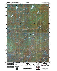 Oswegatchie SW New York Historical topographic map, 1:24000 scale, 7.5 X 7.5 Minute, Year 2010