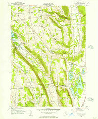 Otisco Valley New York Historical topographic map, 1:24000 scale, 7.5 X 7.5 Minute, Year 1955