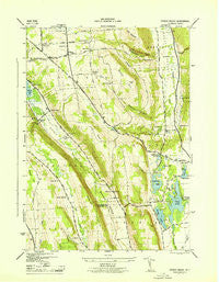 Otisco Valley New York Historical topographic map, 1:31680 scale, 7.5 X 7.5 Minute, Year 1943
