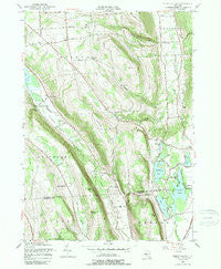 Otisco Valley New York Historical topographic map, 1:24000 scale, 7.5 X 7.5 Minute, Year 1955