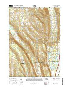Otisco Valley New York Current topographic map, 1:24000 scale, 7.5 X 7.5 Minute, Year 2016