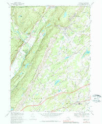 Otisville New York Historical topographic map, 1:24000 scale, 7.5 X 7.5 Minute, Year 1969