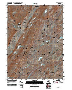 Otisville New York Historical topographic map, 1:24000 scale, 7.5 X 7.5 Minute, Year 2010