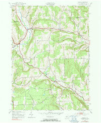 Otselic New York Historical topographic map, 1:24000 scale, 7.5 X 7.5 Minute, Year 1943