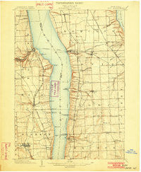 Ovid New York Historical topographic map, 1:62500 scale, 15 X 15 Minute, Year 1902