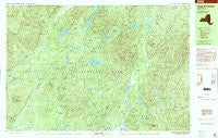 Page Mountain New York Historical topographic map, 1:25000 scale, 7.5 X 15 Minute, Year 1997