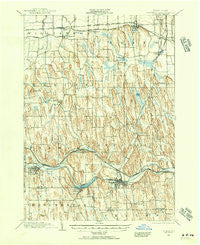 Palmyra New York Historical topographic map, 1:62500 scale, 15 X 15 Minute, Year 1899