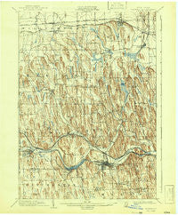 Palmyra New York Historical topographic map, 1:62500 scale, 15 X 15 Minute, Year 1902