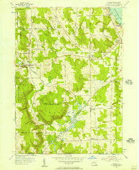 Panama New York Historical topographic map, 1:24000 scale, 7.5 X 7.5 Minute, Year 1954
