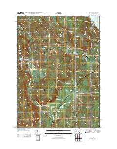Panama New York Historical topographic map, 1:24000 scale, 7.5 X 7.5 Minute, Year 2013