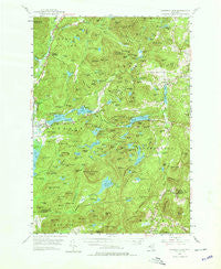 Paradox Lake New York Historical topographic map, 1:62500 scale, 15 X 15 Minute, Year 1953