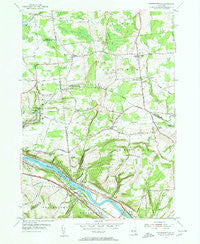 Pattersonville New York Historical topographic map, 1:24000 scale, 7.5 X 7.5 Minute, Year 1954
