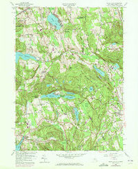 Peach Lake New York Historical topographic map, 1:24000 scale, 7.5 X 7.5 Minute, Year 1958