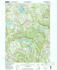 Peach Lake New York Historical topographic map, 1:24000 scale, 7.5 X 7.5 Minute, Year 1998
