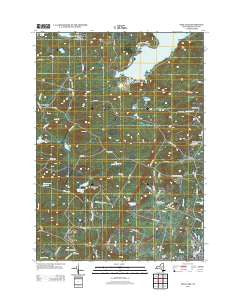 Peck Lake New York Historical topographic map, 1:24000 scale, 7.5 X 7.5 Minute, Year 2013