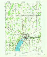Penn Yan New York Historical topographic map, 1:24000 scale, 7.5 X 7.5 Minute, Year 1942