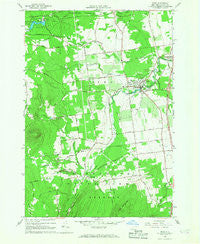 Peru New York Historical topographic map, 1:24000 scale, 7.5 X 7.5 Minute, Year 1966