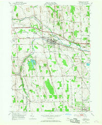 Phelps New York Historical topographic map, 1:24000 scale, 7.5 X 7.5 Minute, Year 1953