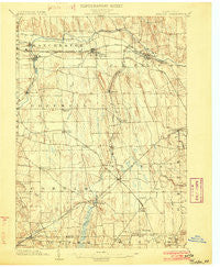 Phelps New York Historical topographic map, 1:62500 scale, 15 X 15 Minute, Year 1902