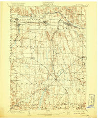 Phelps New York Historical topographic map, 1:62500 scale, 15 X 15 Minute, Year 1902