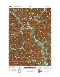 Phoenicia New York Historical topographic map, 1:24000 scale, 7.5 X 7.5 Minute, Year 2013