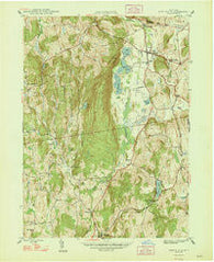 Pine Plains New York Historical topographic map, 1:24000 scale, 7.5 X 7.5 Minute, Year 1948