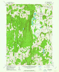 Pine Plains New York Historical topographic map, 1:24000 scale, 7.5 X 7.5 Minute, Year 1960