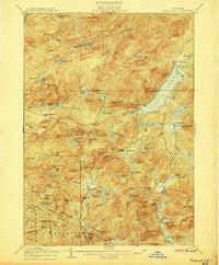 Piseco Lake New York Historical topographic map, 1:62500 scale, 15 X 15 Minute, Year 1906