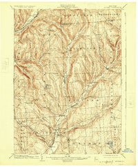 Pitcher New York Historical topographic map, 1:62500 scale, 15 X 15 Minute, Year 1904