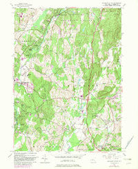 Pleasant Valley New York Historical topographic map, 1:24000 scale, 7.5 X 7.5 Minute, Year 1957