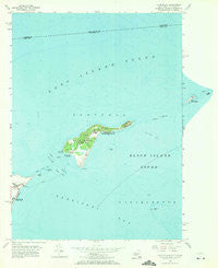 Plum Island New York Historical topographic map, 1:24000 scale, 7.5 X 7.5 Minute, Year 1954