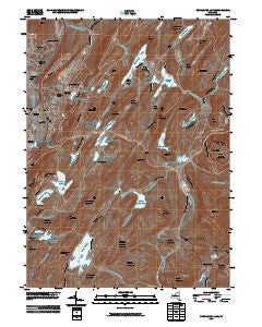 Popolopen Lake New York Historical topographic map, 1:24000 scale, 7.5 X 7.5 Minute, Year 2010